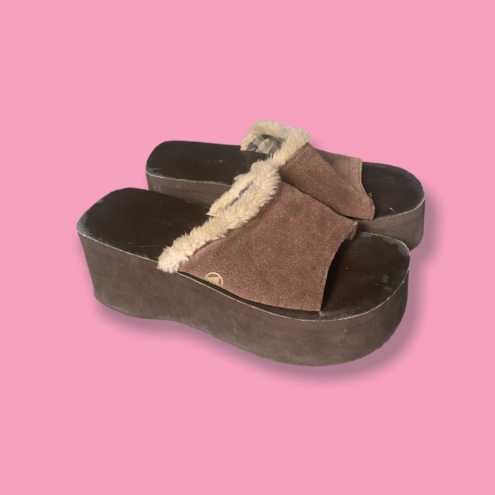 ✨4/$20 Y2k Brown Platform Sandals